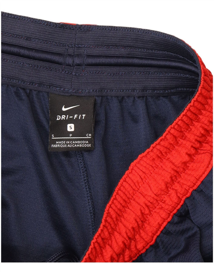 Nike - Pantalones cortos deportivos Dri Fit para hombre (talla pequeña), color azul marino, poliéster