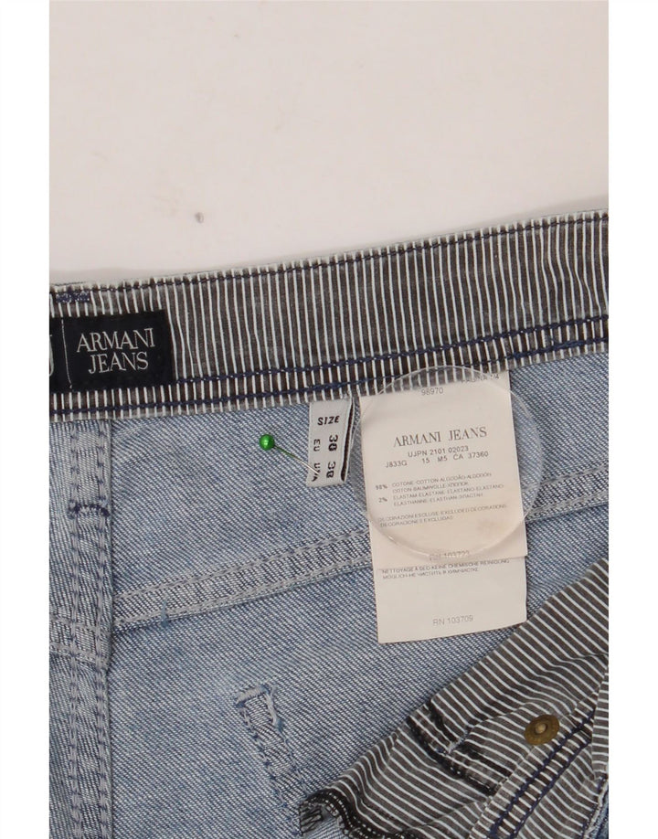 ARMANI Vaqueros Slim Mujer W30 L35 Algodón Azul