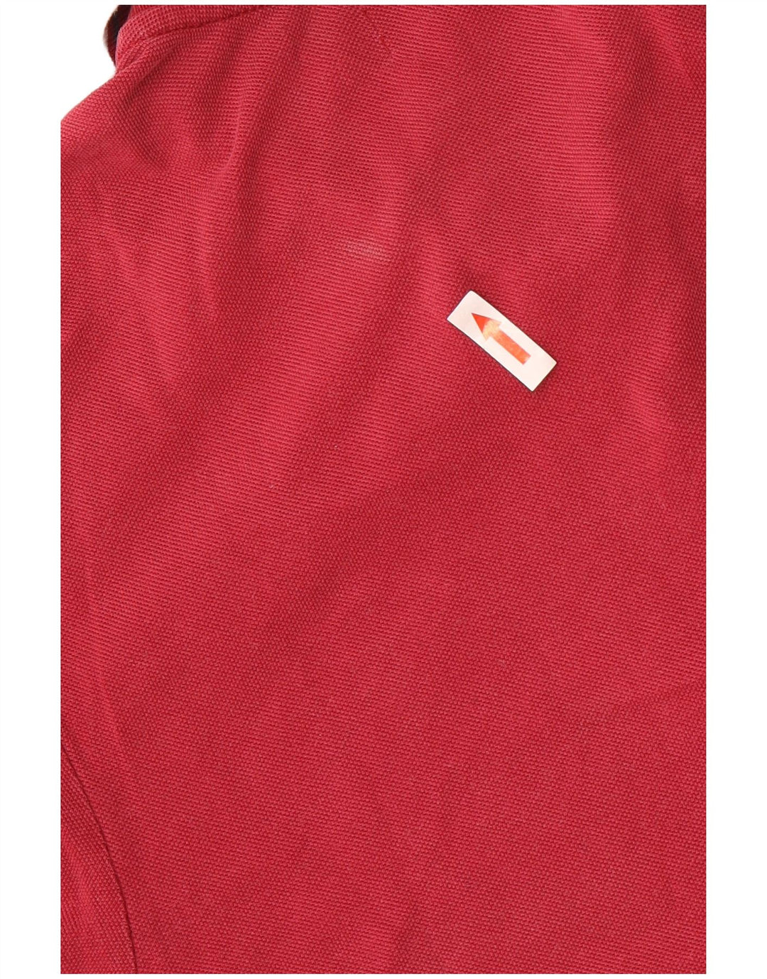 DIADORA Polo Hombre Algodón Rayas Granate Medio