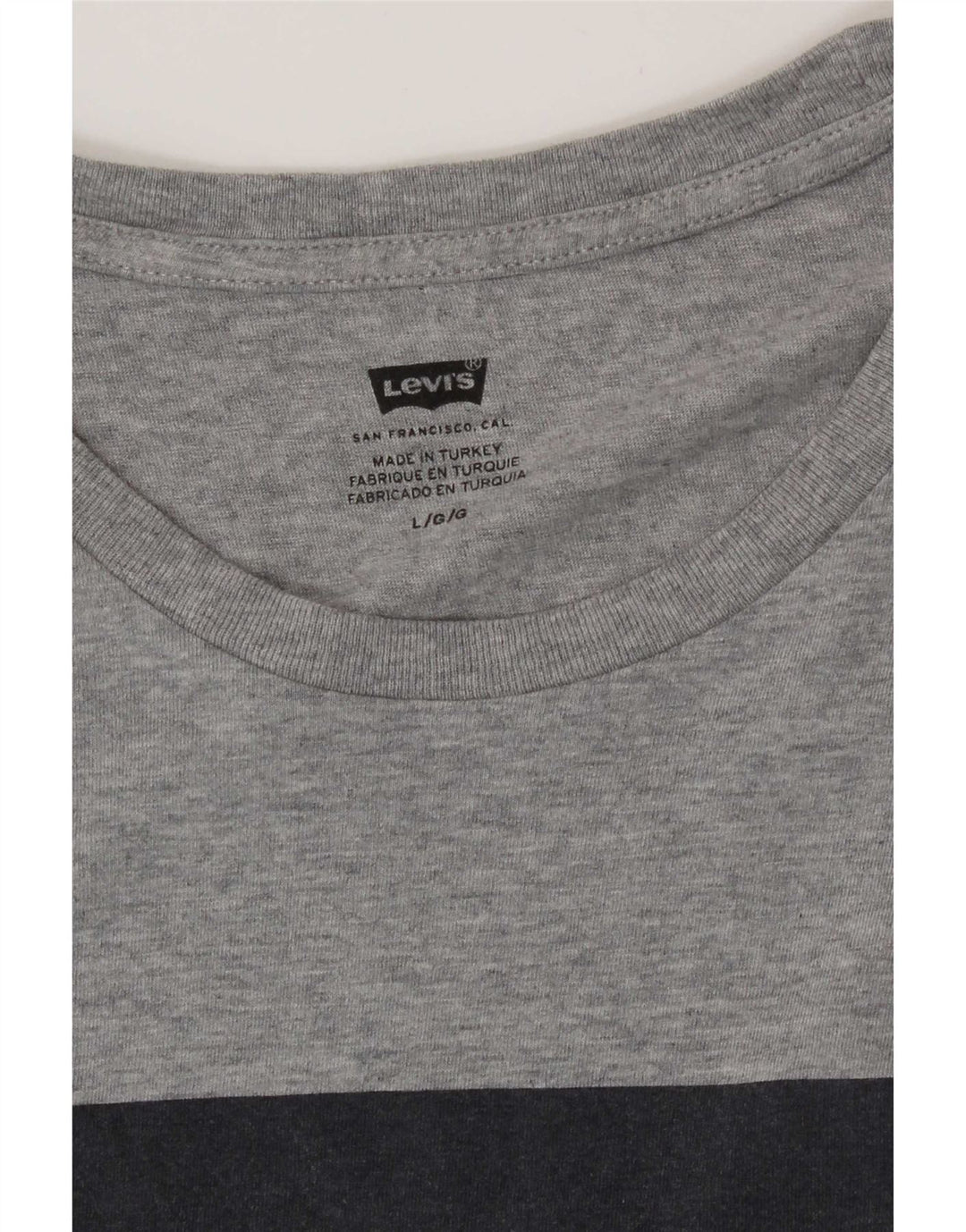 Levi's - Camiseta gráfica para hombre, talla grande, color gris