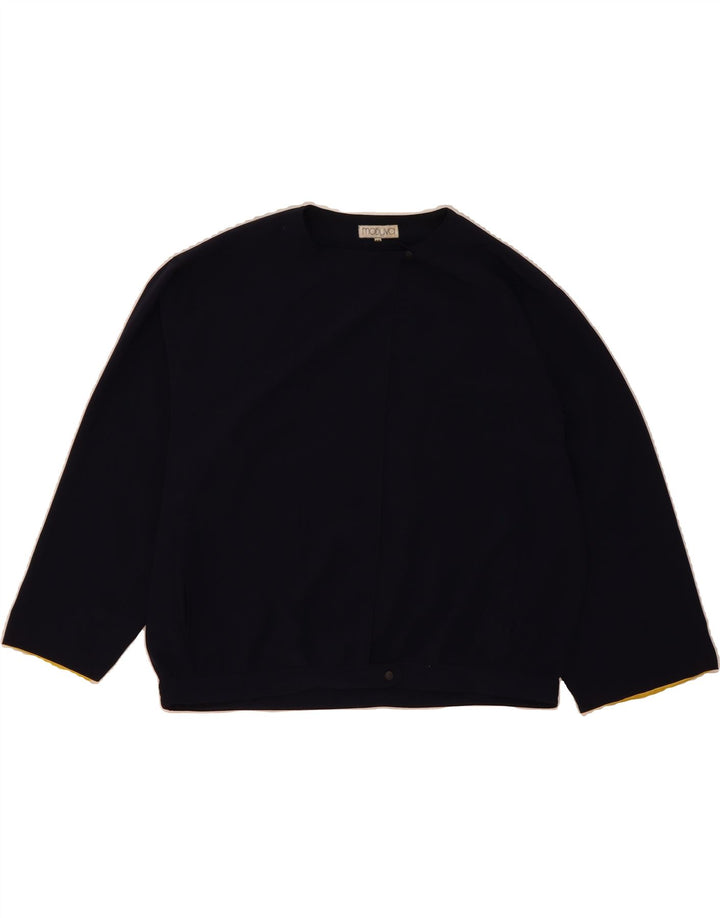 MODYVA Womens Batwing Blouse Top EU 48 2XL Navy Blue Vintage Modyva and Second-Hand Modyva from Messina Hembry 