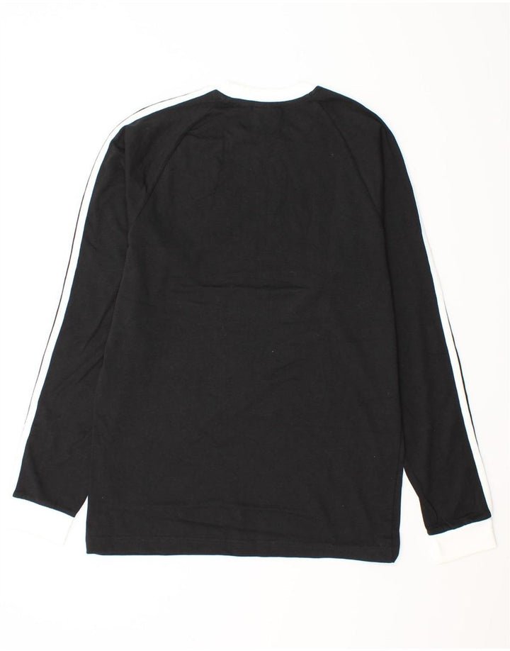Adidas Hombre Top Manga Larga Pequeño Algodón Negro
