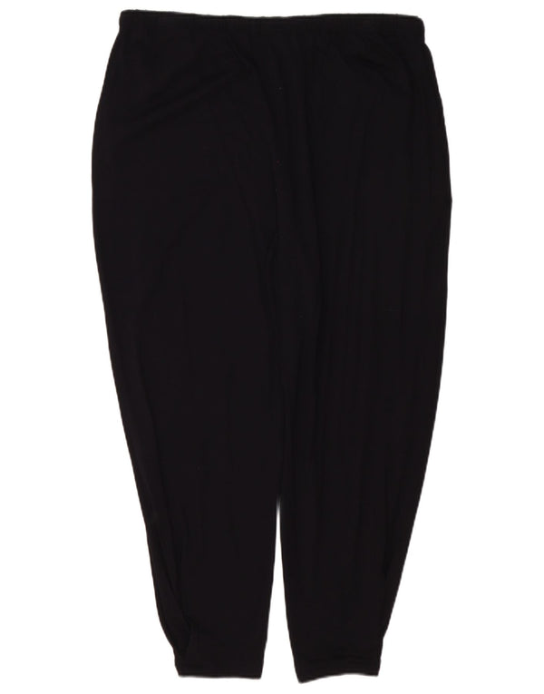 Marks & Spencer Pantalones de chándal para Mujer Joggers UK 46 Large Viscosa Negra