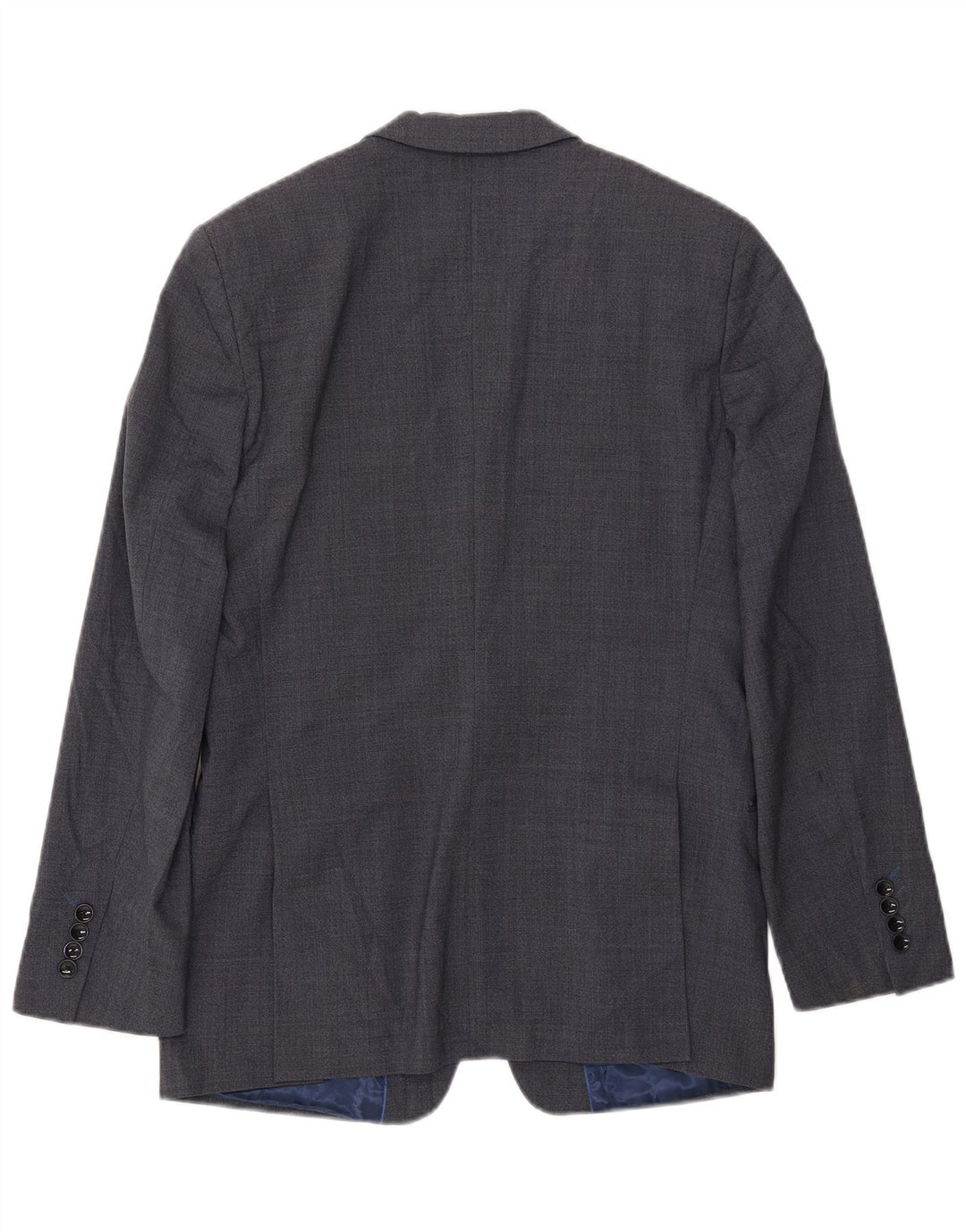 Marks & Spencer Chaqueta tipo blazer con 1 botón para hombre UK 38 Lana azul mediana