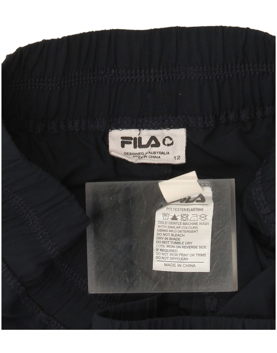Fila Pantalones de chándal para mujer Joggers UK 12 Medium Azul marino Poliéster