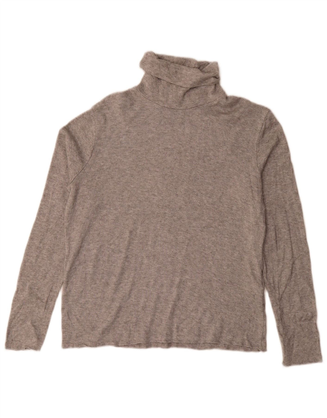 Zara - Jersey con cuello vuelto para mujer, talla 40, talla grande, color gris