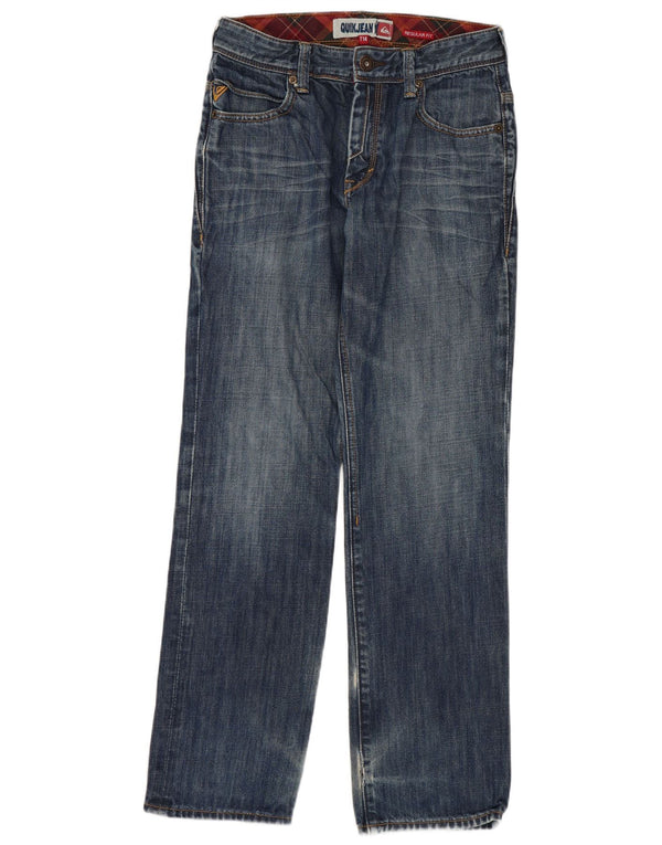 Quiksilver Vaqueros Rectos para Niños 13-14 Años W28 L29 Algodón Azul