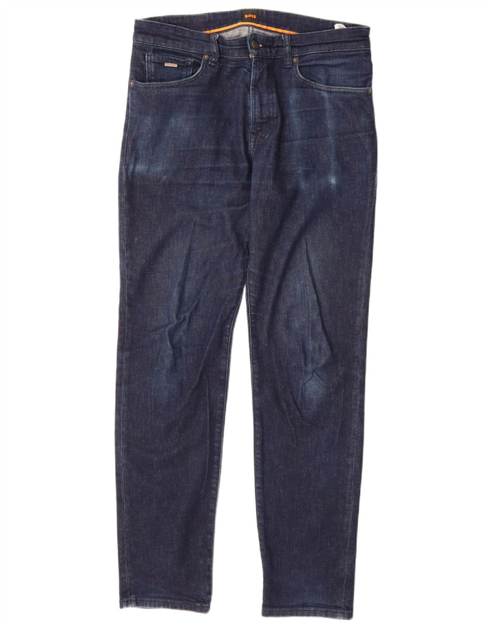 Vaqueros Hugo Boss Mujer Slim W32 L32 Algodón Azul Marino