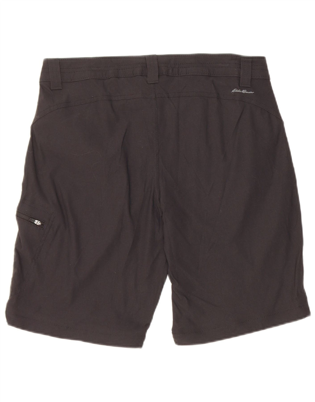Eddie Bauer Pantalones cortos de senderismo para mujer US 8 Medium W30 Nylon negro