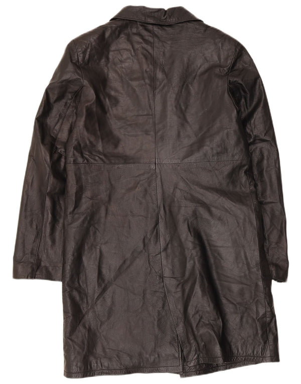 Equipe Abrigo de cuero para mujer IT 46 Large Black