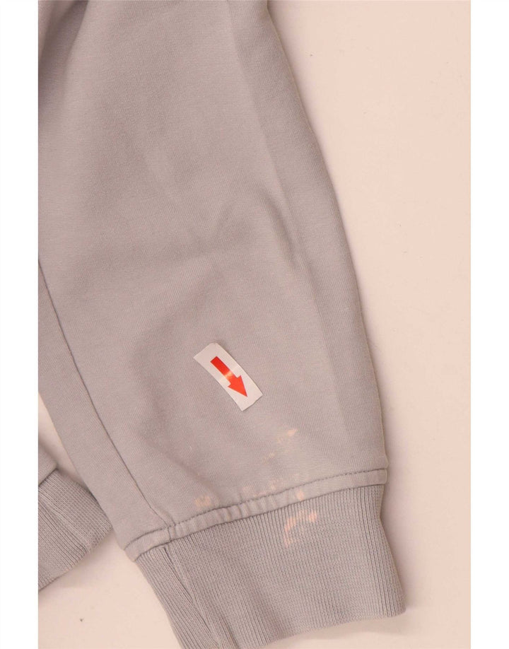 Champion Chaqueta de chándal de ajuste fácil para mujer UK 40 Algodón gris medio