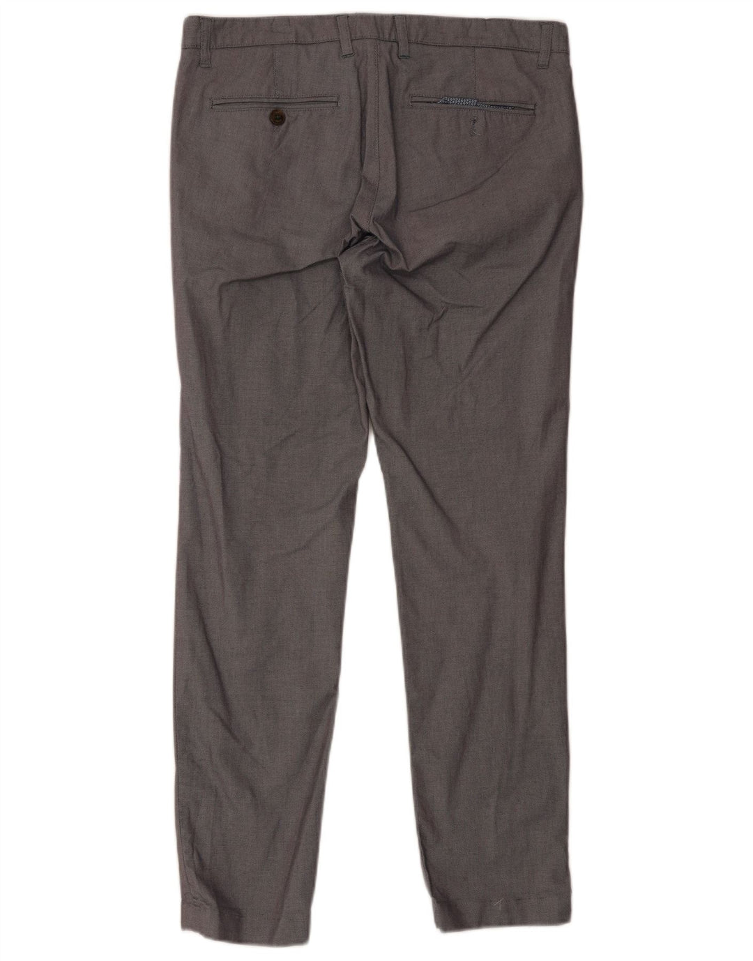 Pantalones de traje ajustados para hombre de Ted Baker W34 L31 Algodón gris
