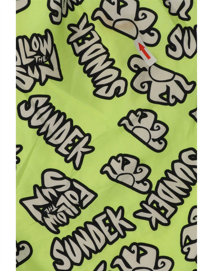 Bañador Sundek Hombre Con Estampado De Poliéster Verde Medio