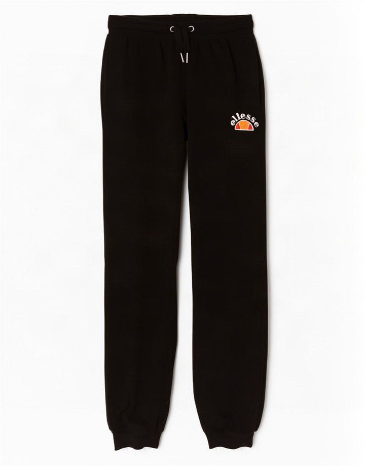 Ellesse Hombre Pantalones De Chándal Joggers Small Algodón Negro