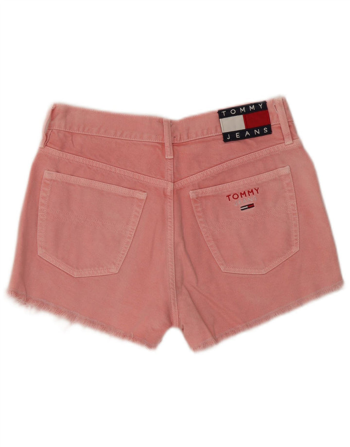 Shorts Vaqueros Tommy Hilfiger Mujer W28 Rosa Medio