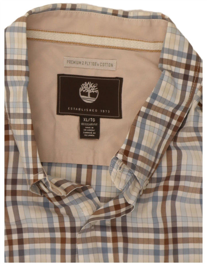 Timberland Camisa Regular Fit Hombre XL Cuadros Multicolor