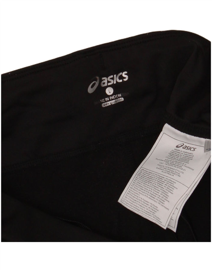 Asics Leggings para mujer UK 44 Grande Negro Poliéster Deportes