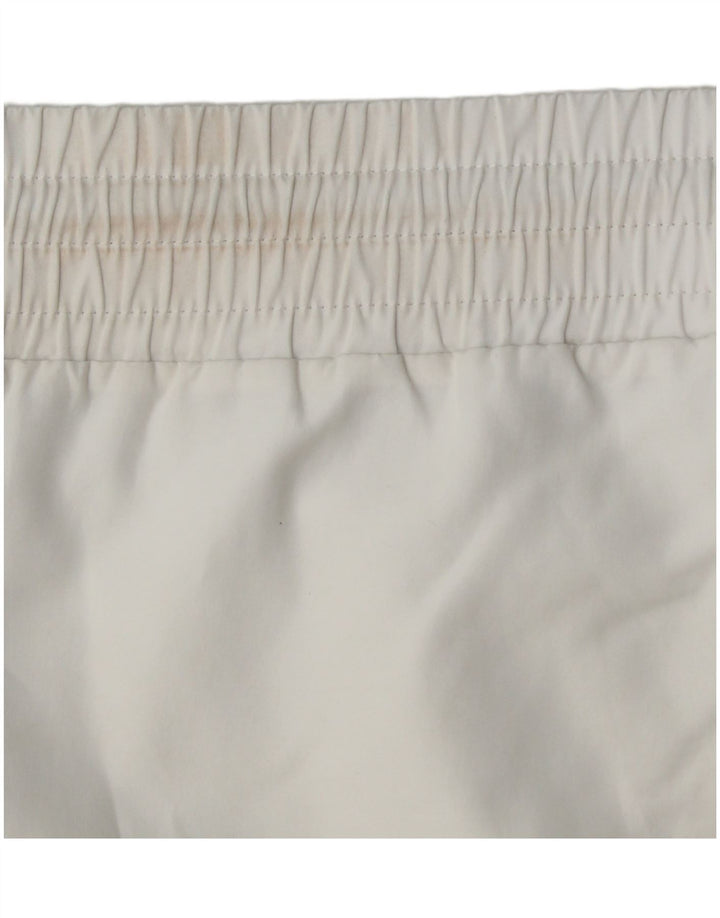 Adidas - Pantalones cortos deportivos para hombre, tamaño grande, poliéster blanco