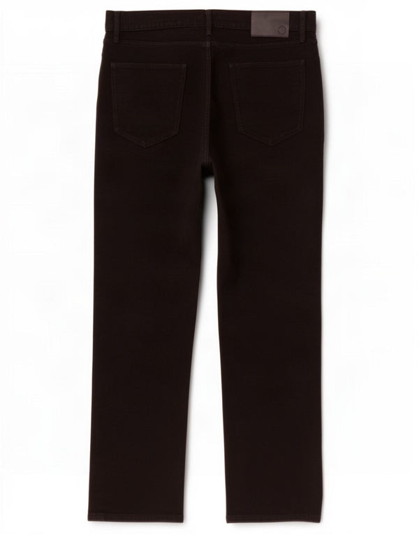 Marks & Spencer Pantalones casuales rectos para hombre W34 L29 Algodón negro
