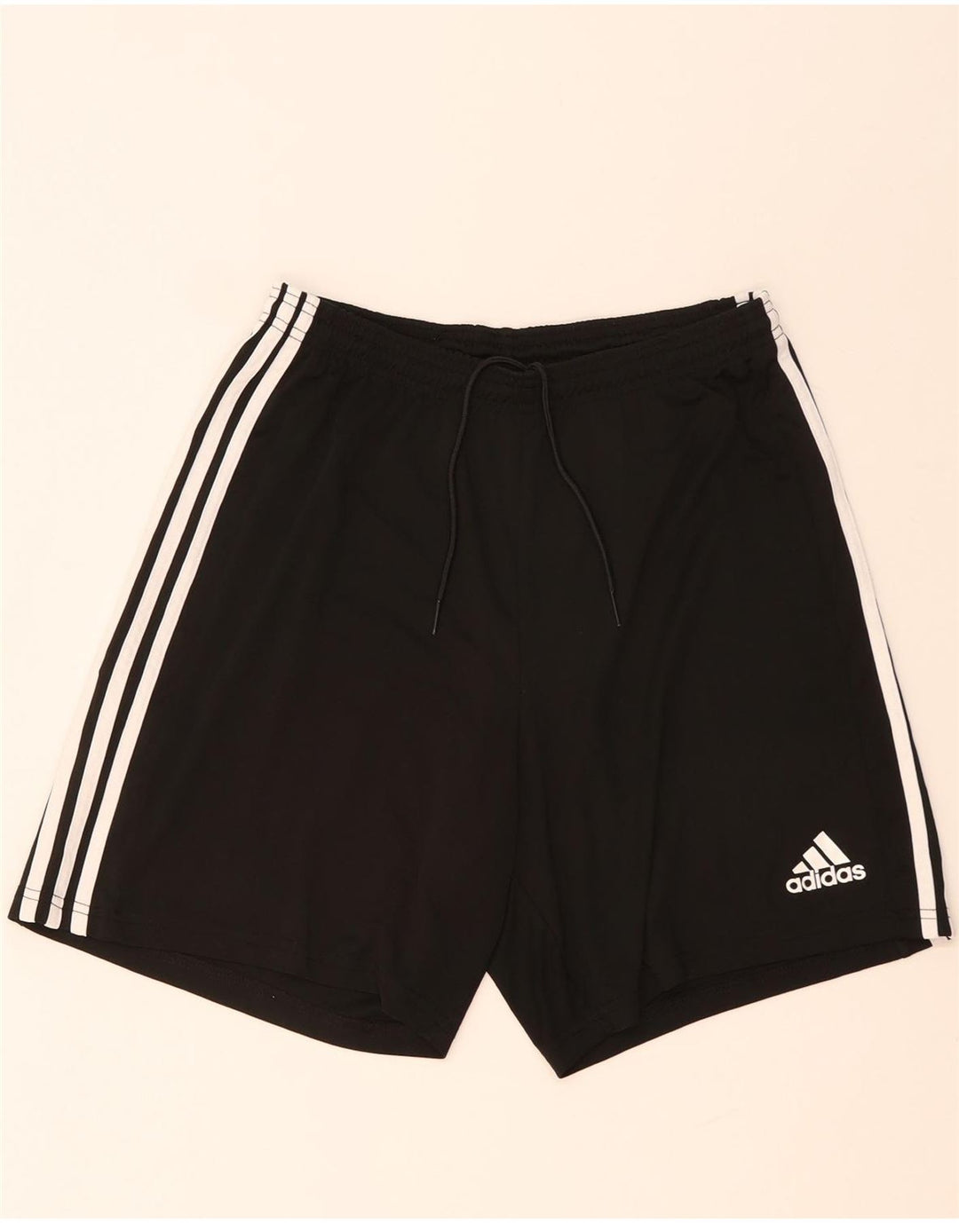 Adidas - Pantalones cortos deportivos Aeroready para hombre, tamaño grande, poliéster negro