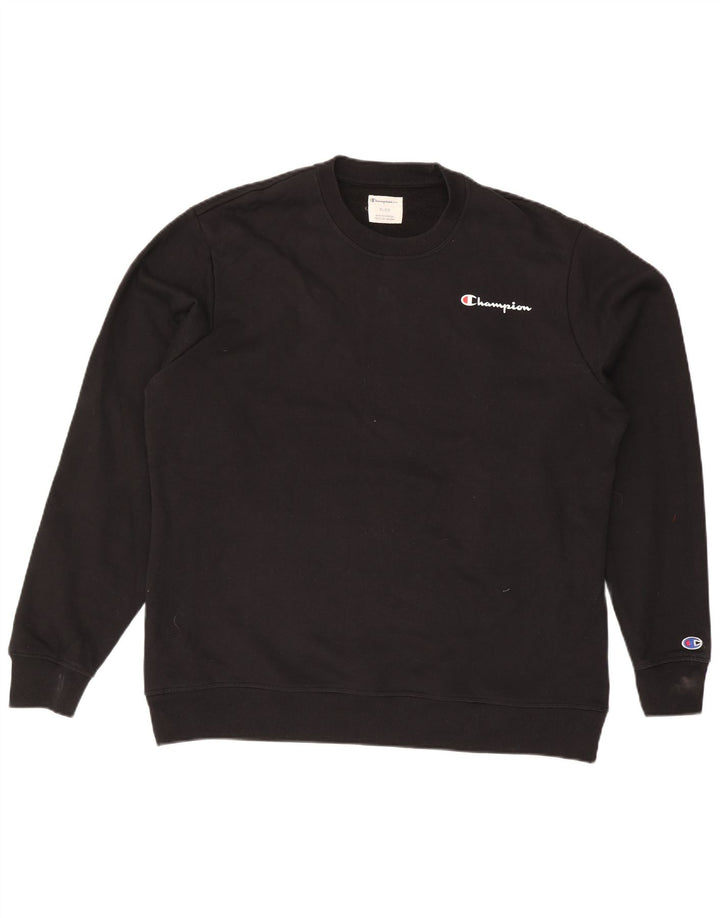 Champion Sudadera Jumper XL Negro Algodón Hombre