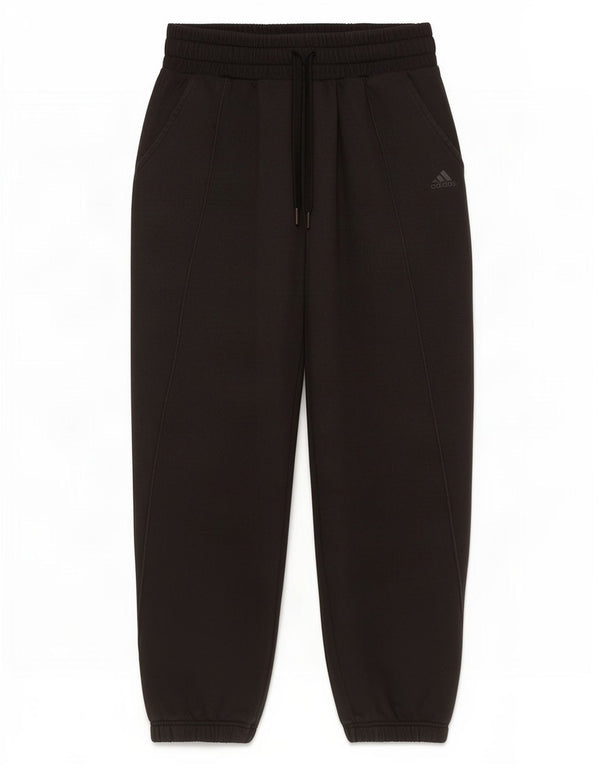 Adidas Mujer Chándal Pantalones Joggers UK 12/14 Mediano Negro Algodón