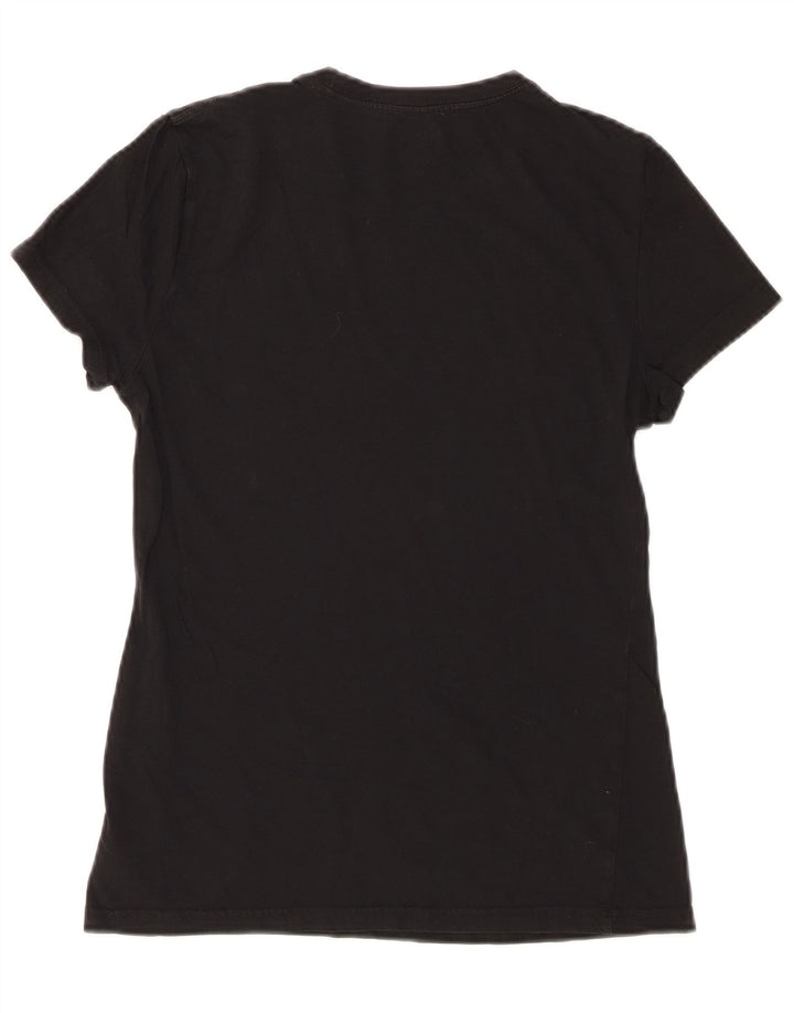Reebok Camiseta para mujer Top UK 8 Small Black Cotton