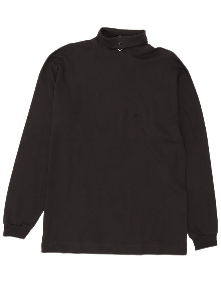 Belfe & Belfe Camiseta Hombre Manga Larga IT 52 Large Algodón Negro
