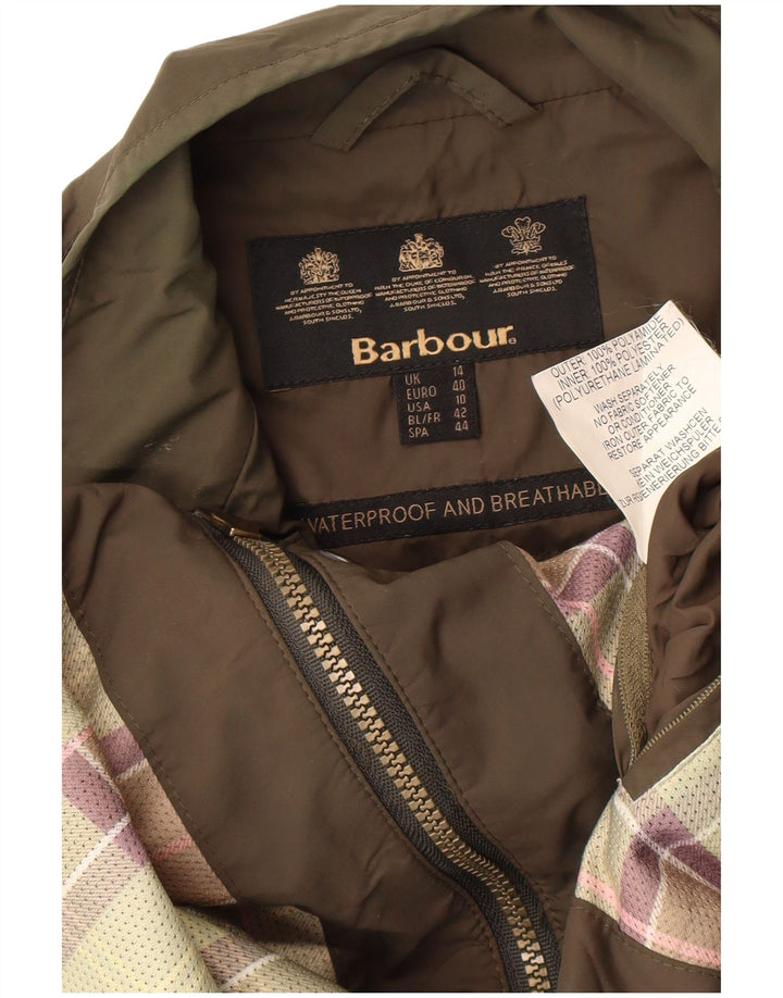Barbour Chaqueta utilitaria para mujer UK 40 Grande Poliamida caqui