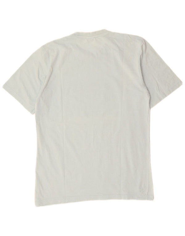 ADIDAS Camiseta Hombre Top Algodón Rayas Azul Medio