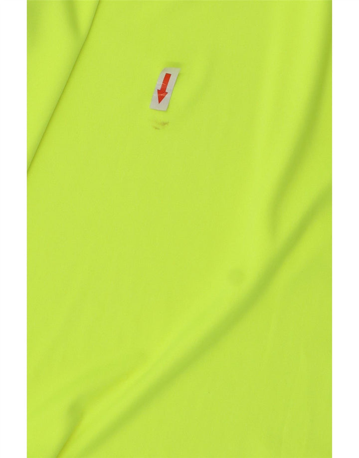 Hummel Hombre Camiseta Gráfica Top Poliéster Verde Medio