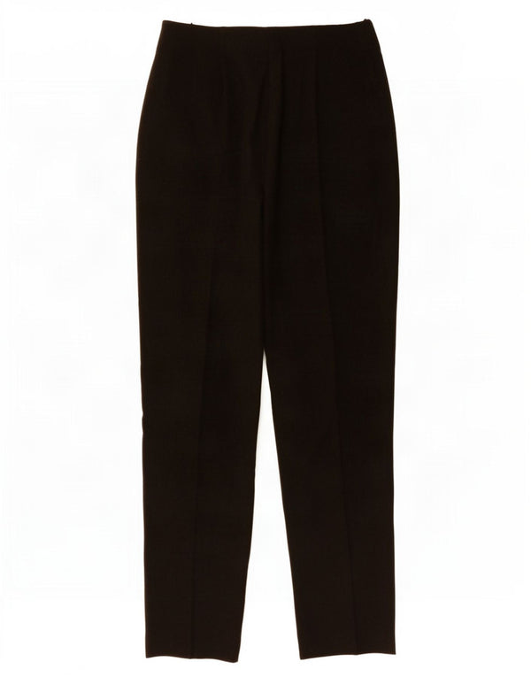 Marks & Spencer Pantalones Casuales Rectos para Mujer UK 8 Small W25 L29 Gris
