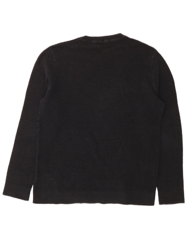 Jack & Jones Jersey de cuello redondo para niños 13-14 años XL Negro Algodón