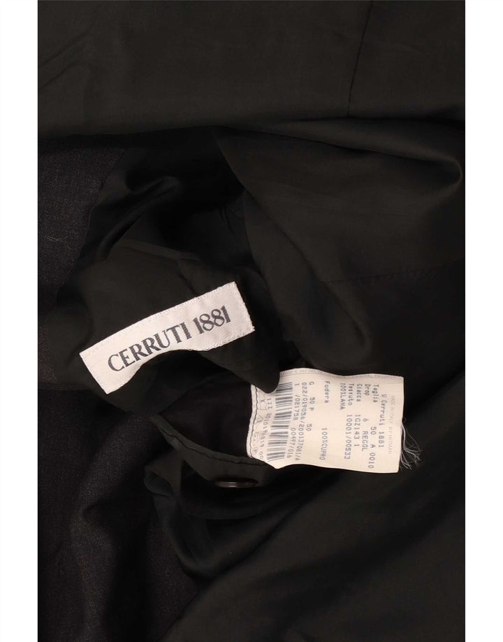 Cerruti 1881 Chaqueta tipo blazer de 3 botones para hombre IT 50 grande de lana negra