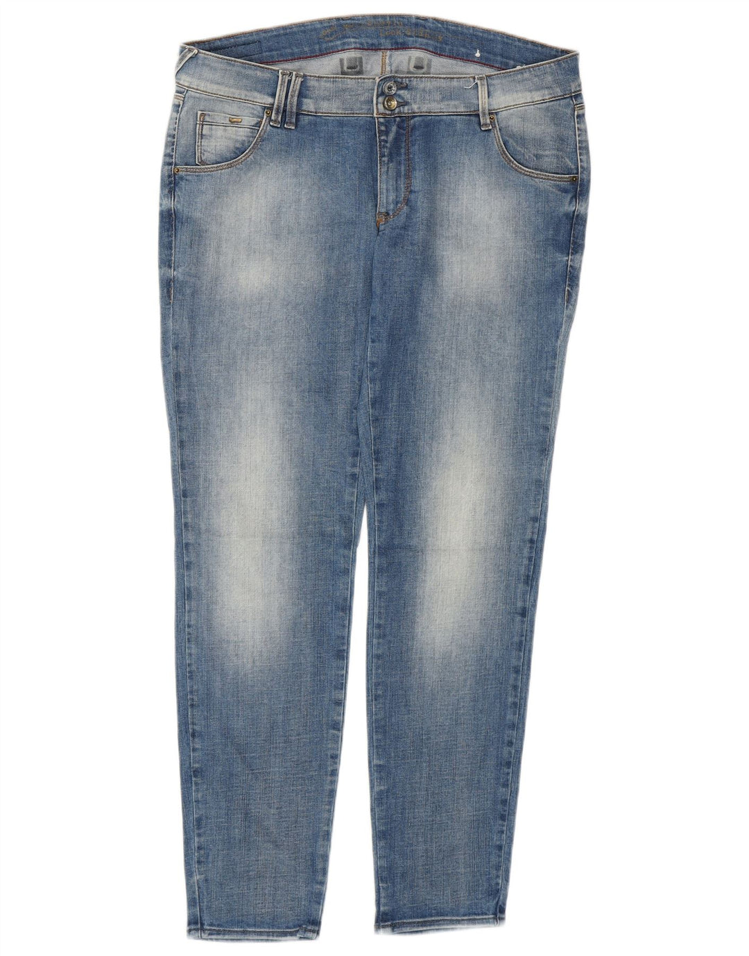 Vaqueros Slim Mujer Gas W32 L28 Algodón Azul
