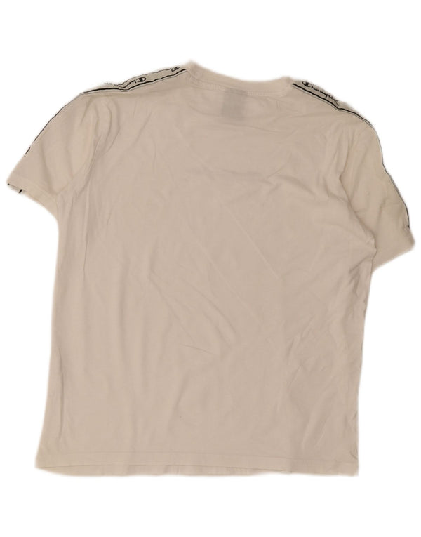 Champion Camiseta Gráfica Para Hombre Top Small Blanco Colorblock