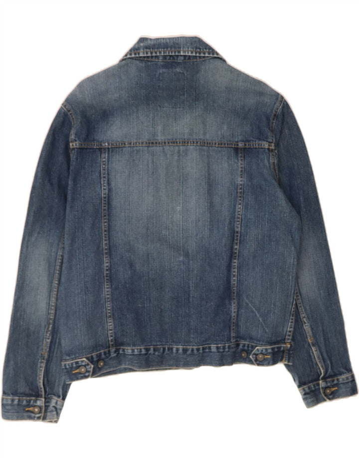 SMOG Womens Denim Jacket UK 18 XL Blue Cotton Vintage Smog and Second-Hand Smog from Messina Hembry 