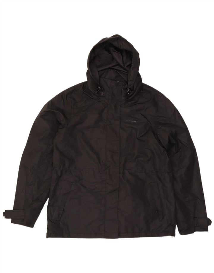 Chaqueta impermeable con capucha para mujer Mountain Warehouse UK 44 Grande Poliéster negro