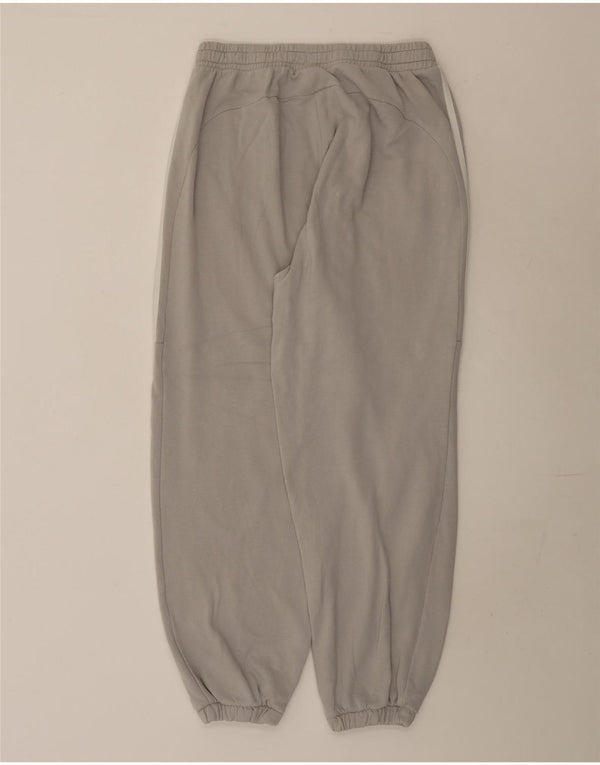 Adidas Mujer Chándal Pantalones Joggers UK 16/18 Grande Gris Algodón