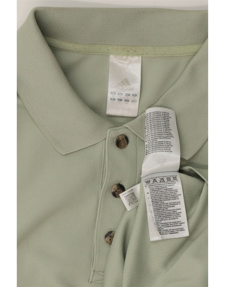 Polo ADIDAS Hombre XL Poliéster Verde
