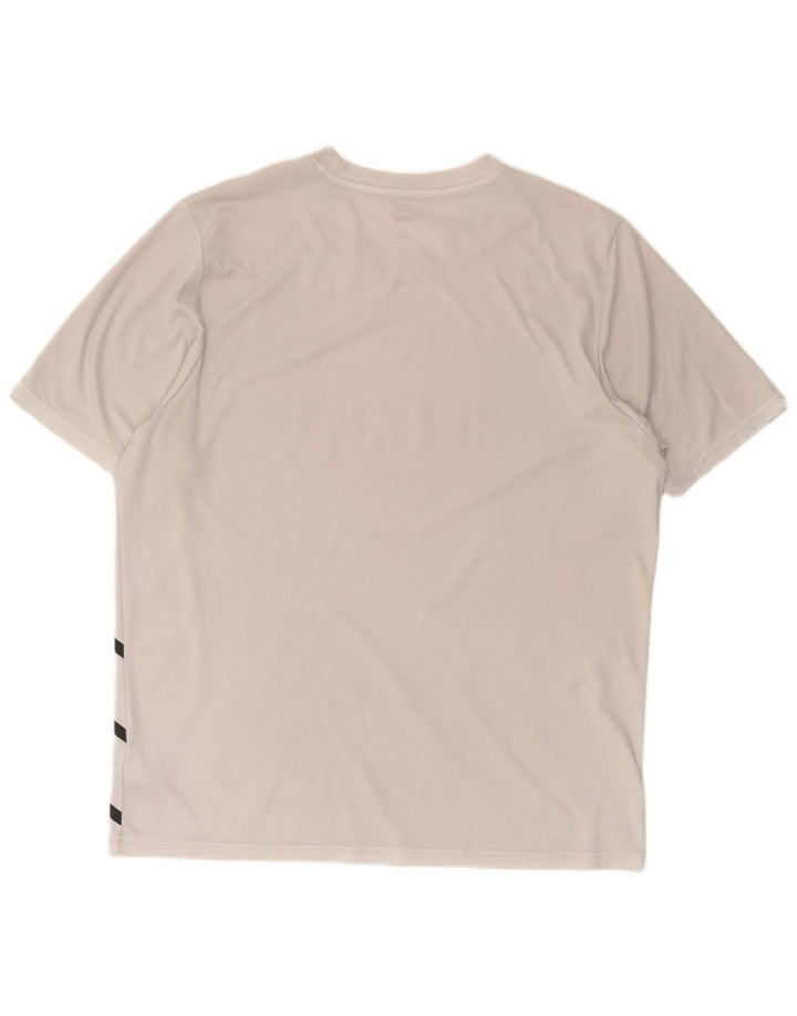 Puma Camiseta gráfica para hombre Top XL Poliéster blanco