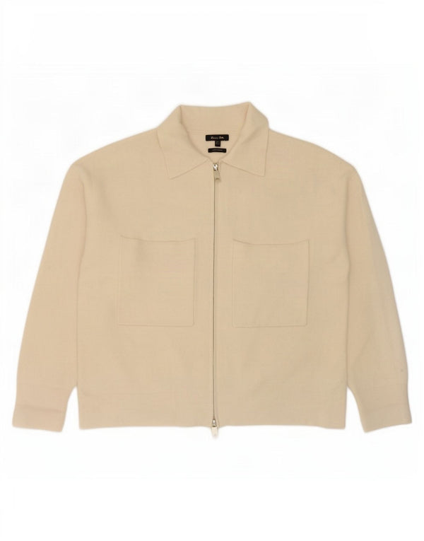 Massimo Dutti Cárdigan Extragrande para Mujer UK 10 Small Off White