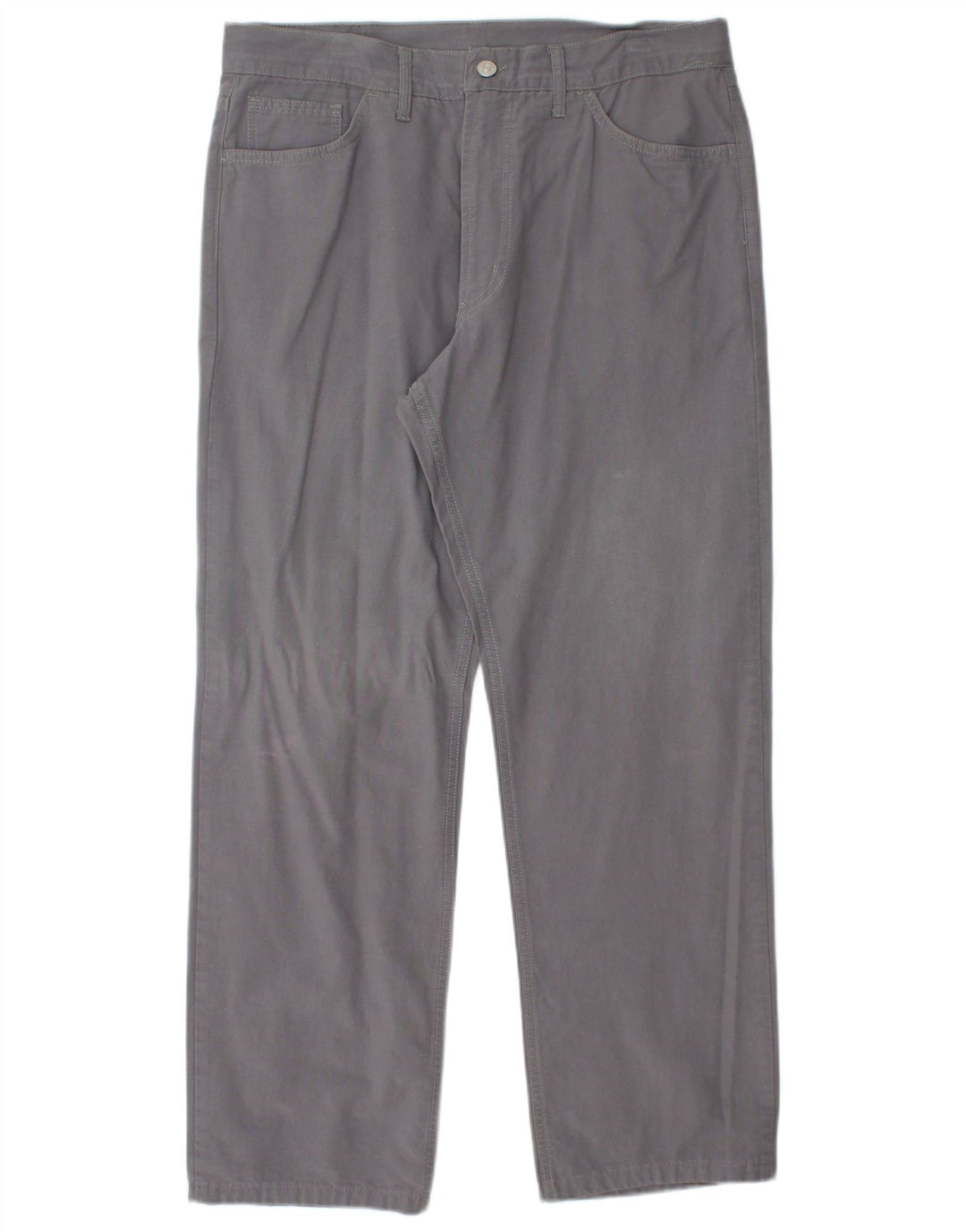 CARRERA Pantalones casuales rectos para hombre IT 52 XL W36 L29 Algodón gris