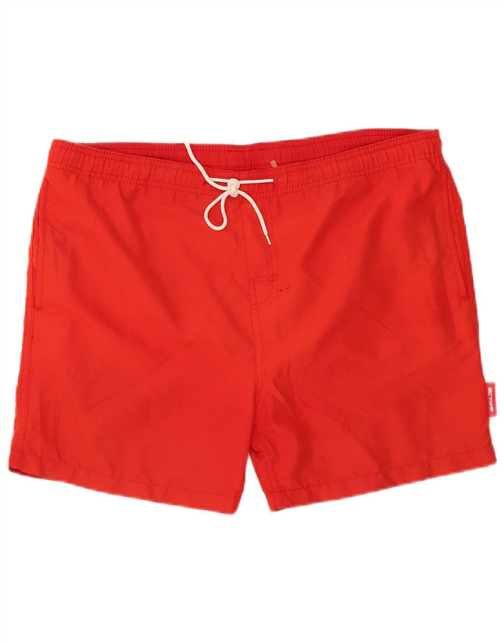 Bañador para hombre Mountain Warehouse Shorts de poliéster rojo mediano