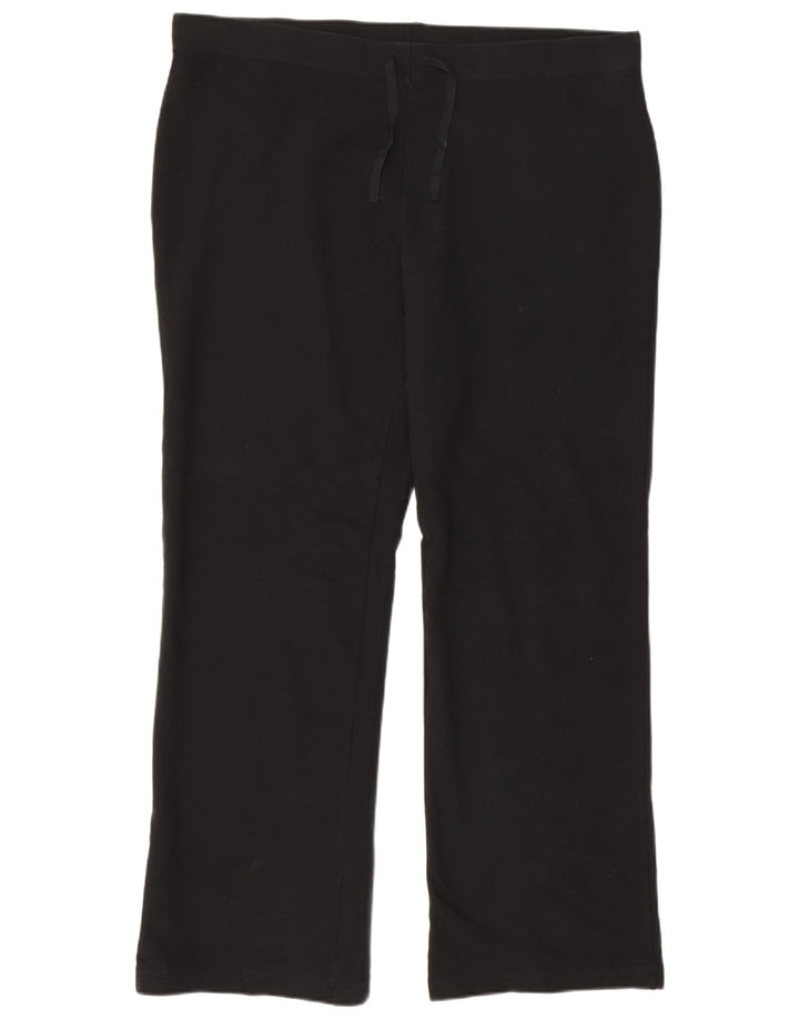 MARKS & SPENCER Pantalones de chándal para mujer UK 22 3XL Algodón negro