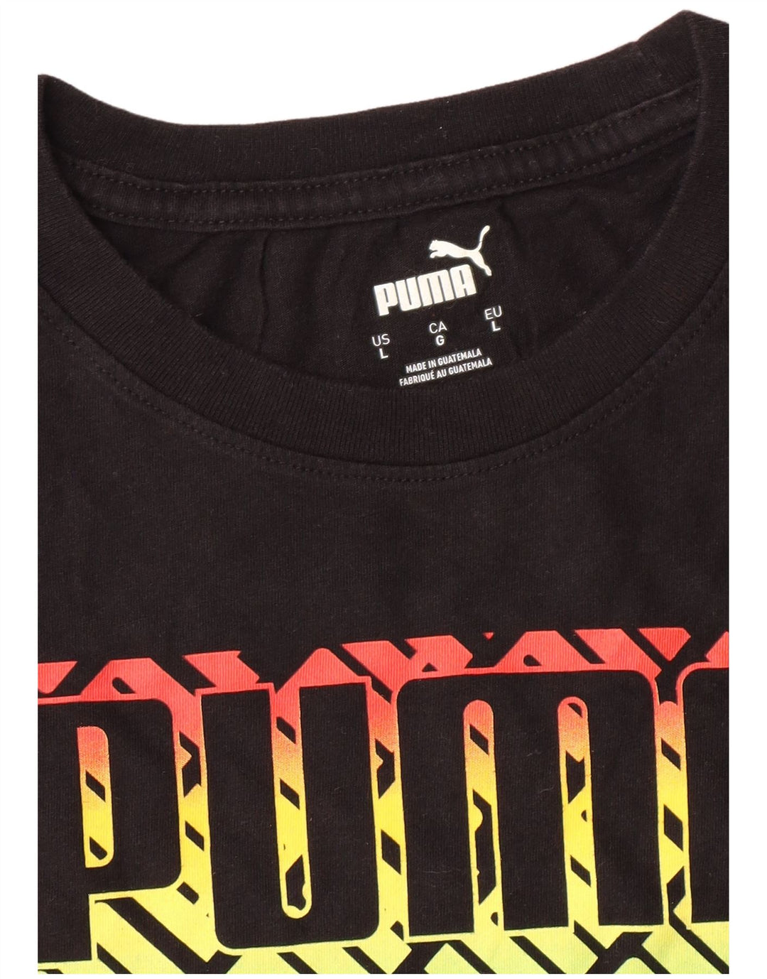 PUMA - Camiseta gráfica para hombre, talla grande, color negro