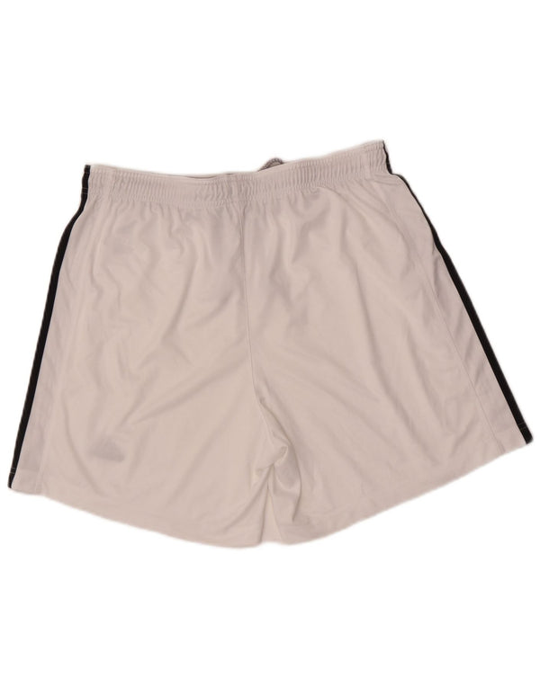 Adidas Mens Climalite Sport Shorts Grande Blanco Poliéster