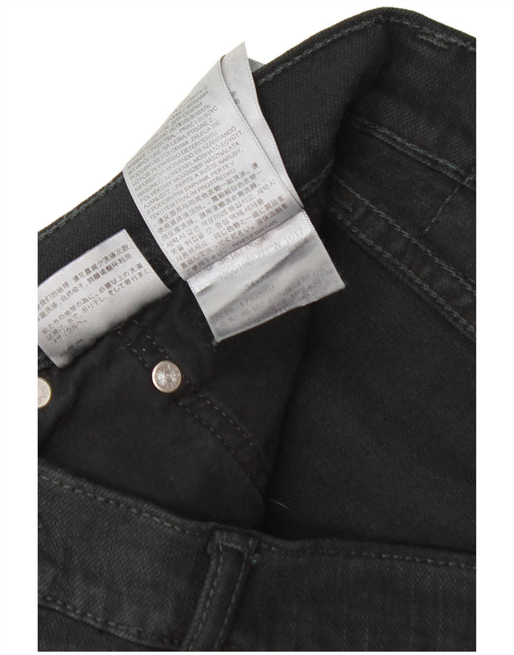 Vaqueros rectos Levi's para hombre W34 L32 Algodón negro