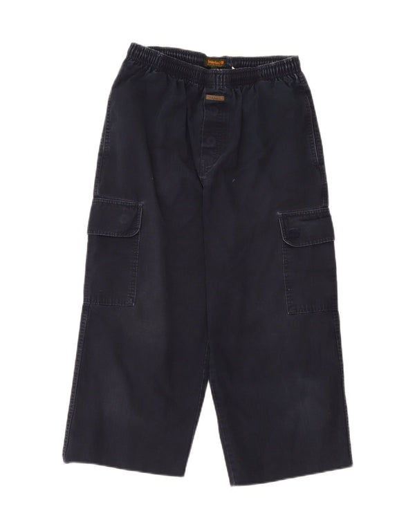 Timberland Pantalones Cargo para Niñas 13-14 Años W32 L19 Cuadros Azul Marino