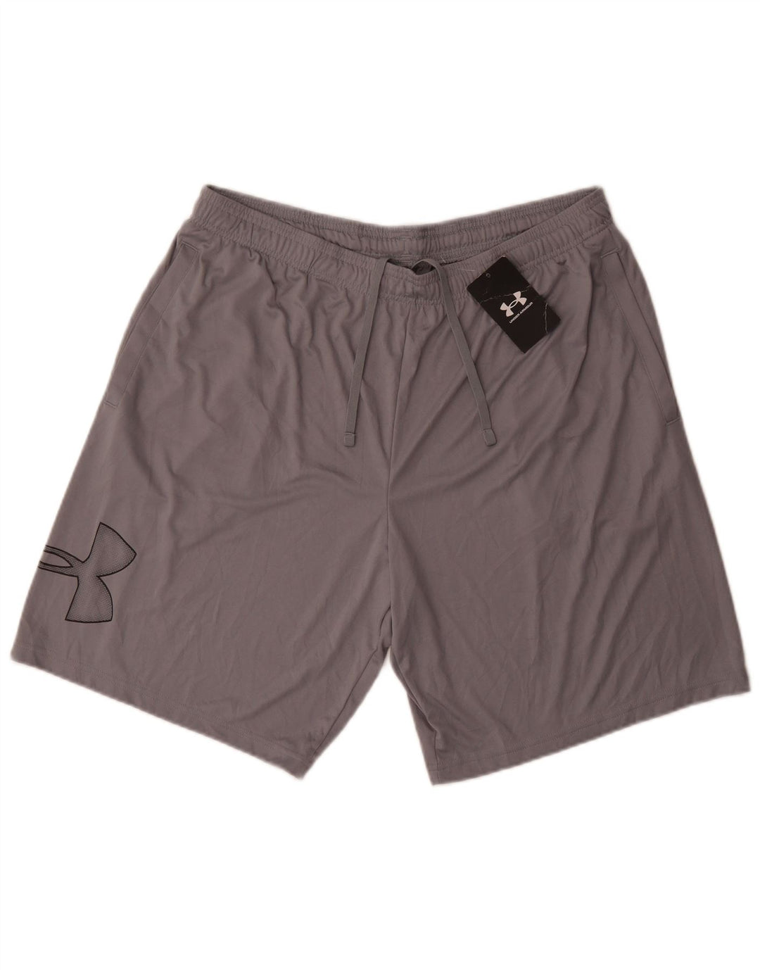 Under Armour Pantalones cortos deportivos gráficos para hombre XL Poliéster gris
